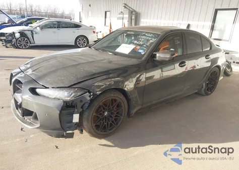2024 BMW M3 Competition xDrive z USA, uszkodzony, nr VIN WBS43AY03RFS31254